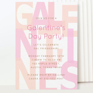 Invitación de Galentines