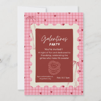 invitación de Galentines