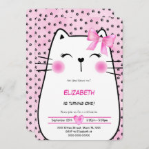Invitación de gatito