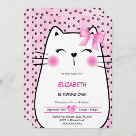 Invitación de gatito