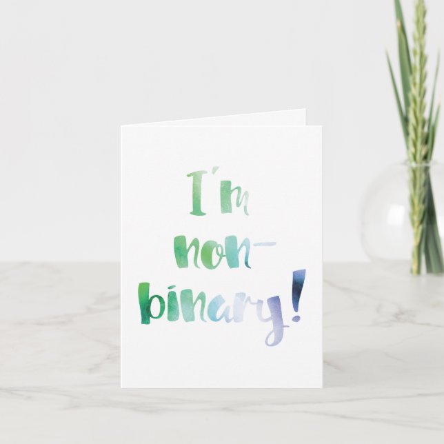 Invitación de género de la familia moderna No bina (Anverso)