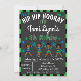 Invitación de Gimnasia de Porristas Afroamericanas