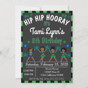 Invitación de Gimnasia de Porristas Afroamericanas
