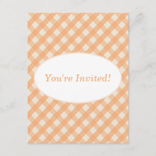 Invitación de Gingham