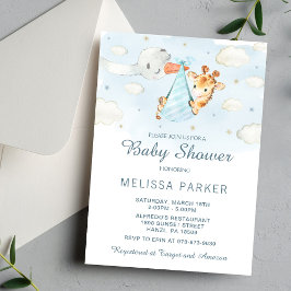 Invitación de Giraffe Baby Shower