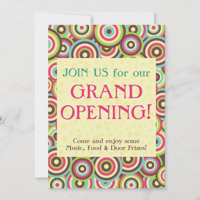 Invitación de giro en color (Anverso)