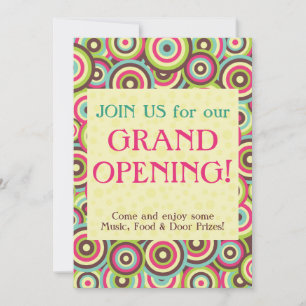 Invitación de giro en color