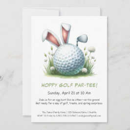 Invitación de Golf de Pascua Par-TEE