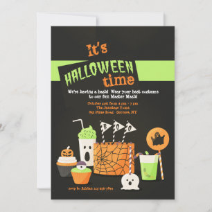 Invitación de Golosinas de Halloween