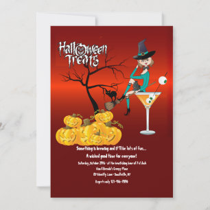 Invitación de Golosinas de Halloween
