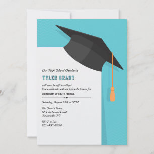 Invitación de Gorra de Graduación