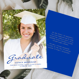 invitación de Grad de Guión Azul de Oro 2025