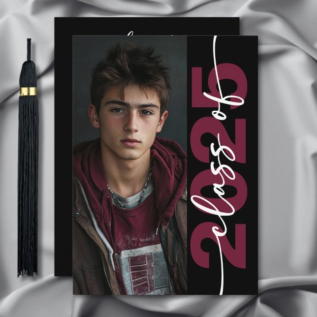 Invitación de Grad de tipografía negrita moderna (Subido por el creador)