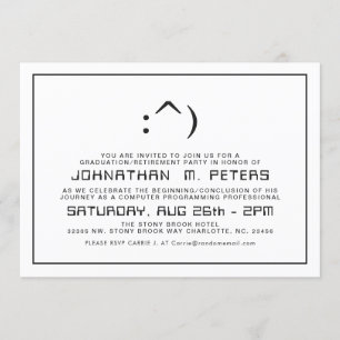 Invitación de Grado de Ciencias Informáticas Mínim