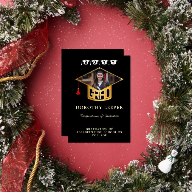 Invitación de Grado de Oro y Graduación de Foto (in situ)