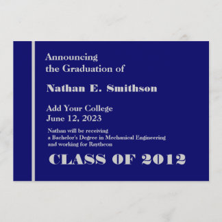 Invitación de Grado del Colegio Presidencial de Pl