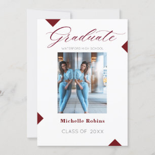 Invitación de Grado Senior de la Escuela Secundari