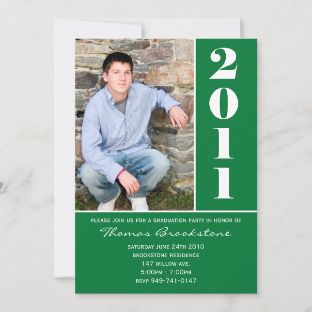 Invitación de graduación (Anverso)