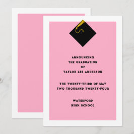 Invitación de graduación