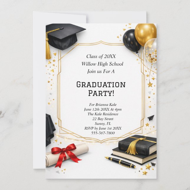 Invitación de Graduación (Anverso)