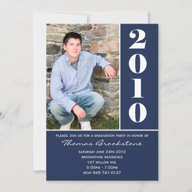 Invitación de graduación (Anverso)