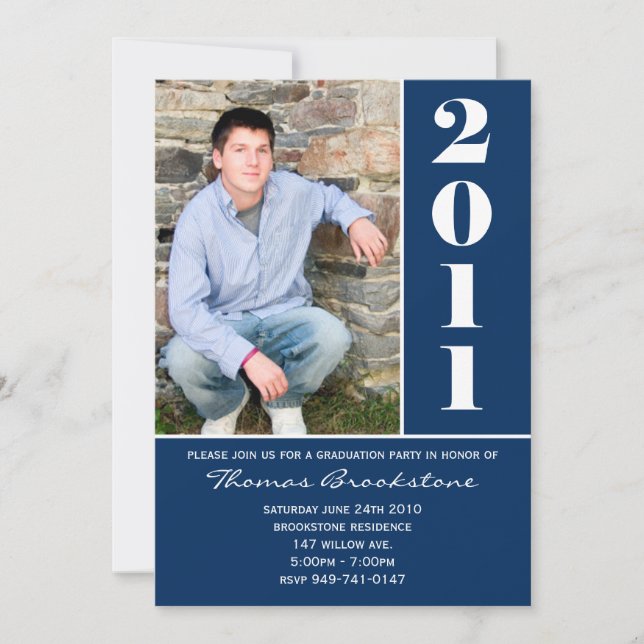 Invitación de graduación (Anverso)
