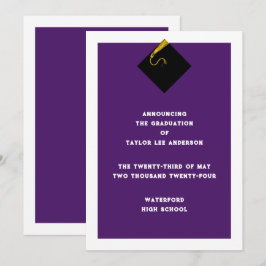 Invitación de graduación