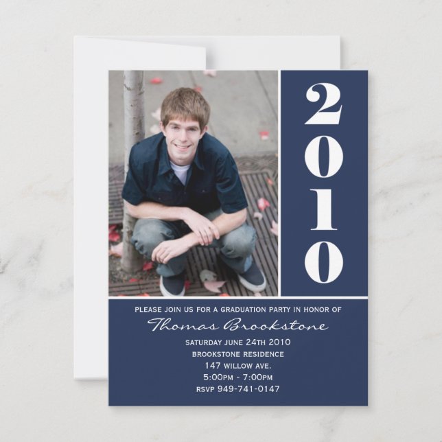 Invitación de graduación (Anverso)