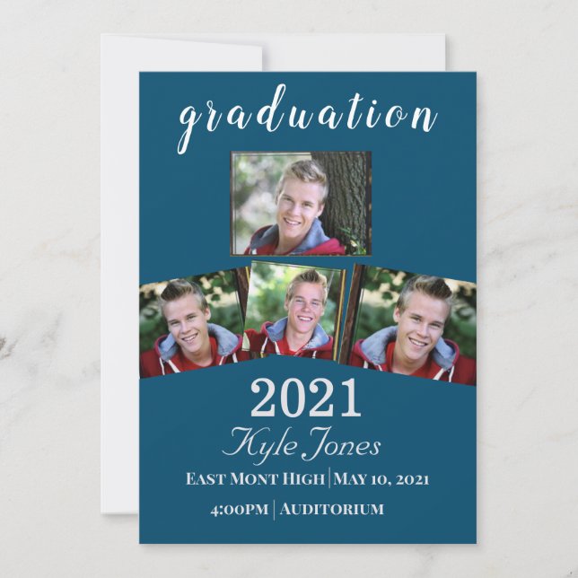 Invitación de graduación (Anverso)