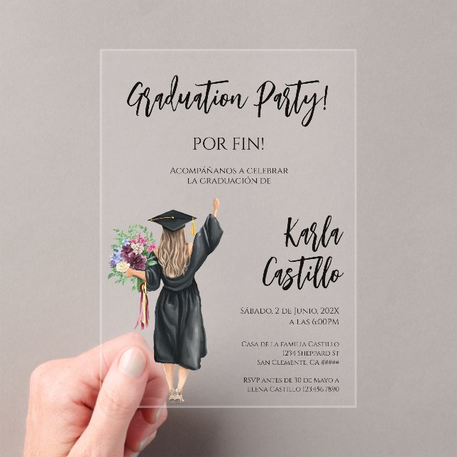 Invitación de graduación (Insitu (portátil))