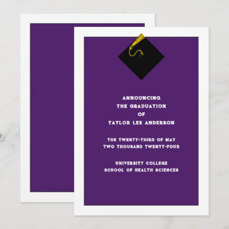 Invitación de graduación