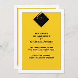 Invitación de graduación