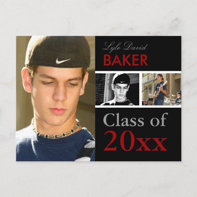 INVITACIÓN DE GRADUACIÓN | ANUNCIO DIY (Anverso)