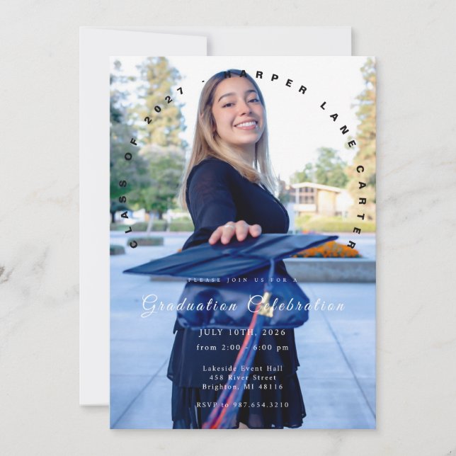 Invitación de graduación, Clase de 2026 (Anverso)