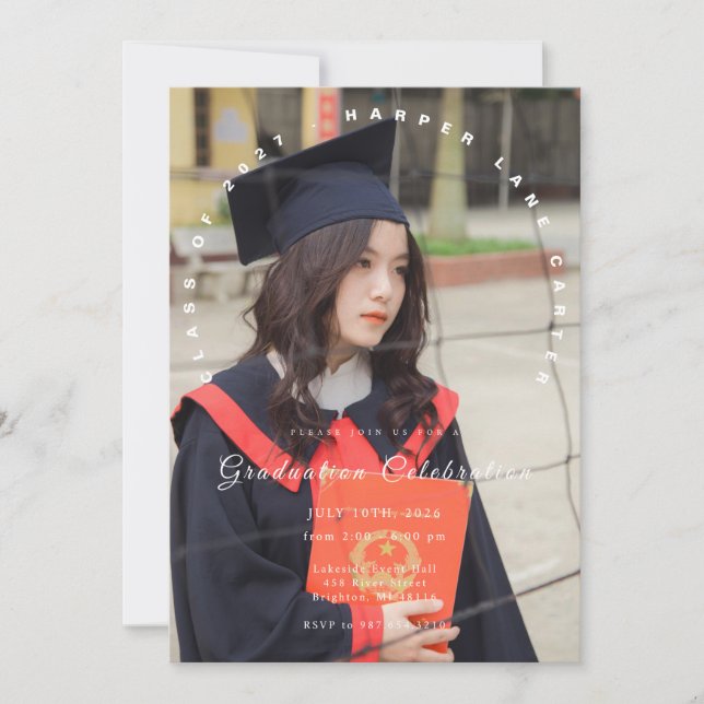 Invitación de graduación, Clase de 2026 (Anverso)