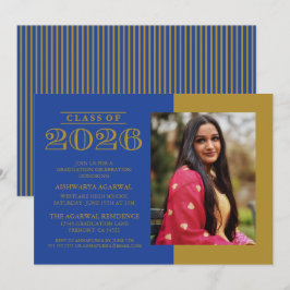 INVITACIÓN DE GRADUACIÓN CLÁSICA NEGRITA PROMOCIÓN