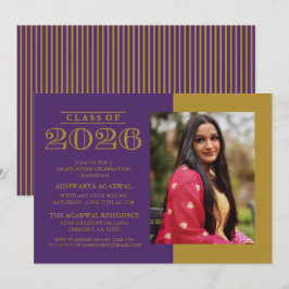 INVITACIÓN DE GRADUACIÓN CLÁSICA NEGRITA PROMOCIÓN
