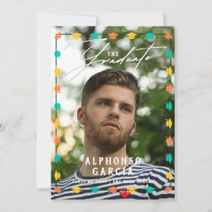 invitación de graduación colorida de México en 202