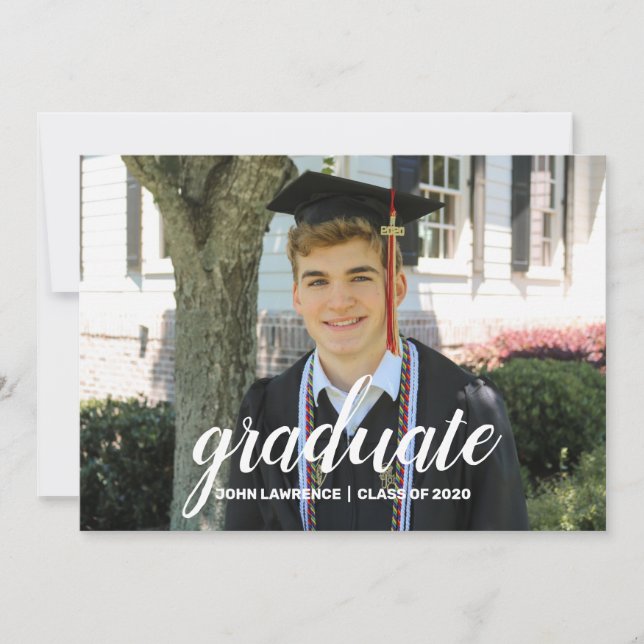 Invitación de graduación (con sobres) 2020 (Anverso)