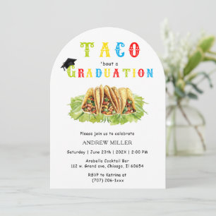 Invitación de Graduación con Tema de Taco