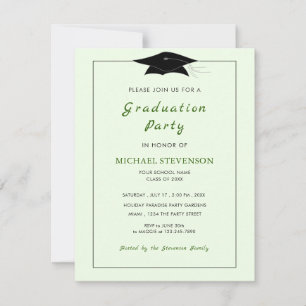 Invitación de Graduación con tu Propio Diseño Pers