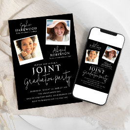 Invitación de Graduación Conjunta Fiesta Instantán