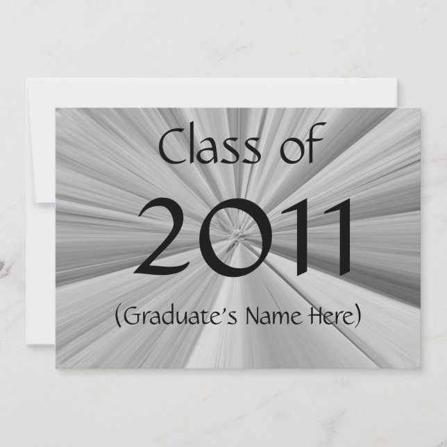 Invitación de graduación de 2011 (Anverso)