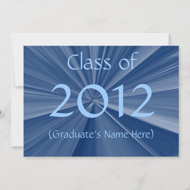 Invitación de graduación de 2012 (Anverso)