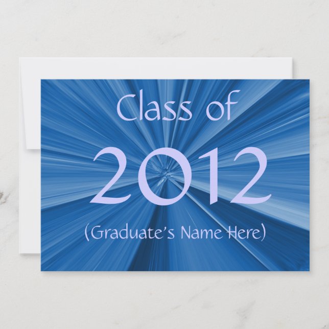 Invitación de graduación de 2012 (Anverso)