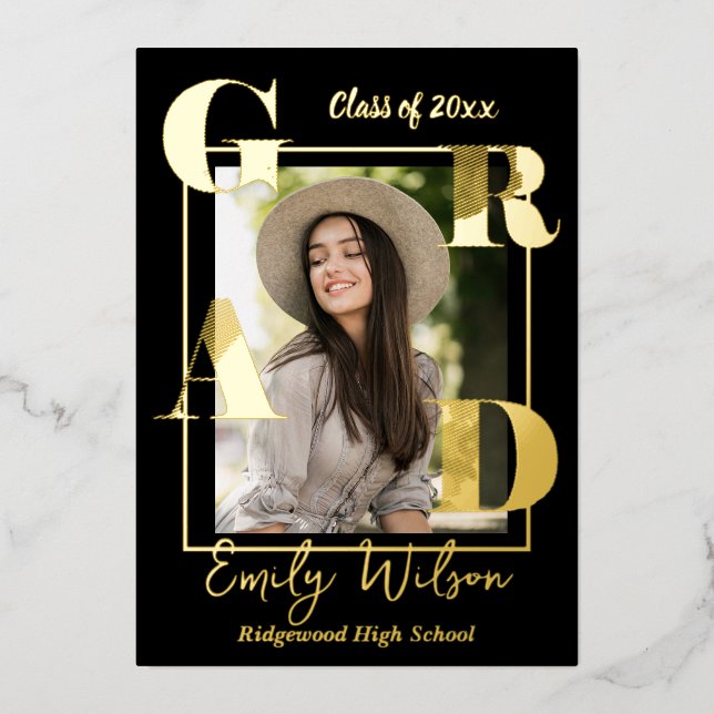 Invitación de graduación de 2025 (Anverso)