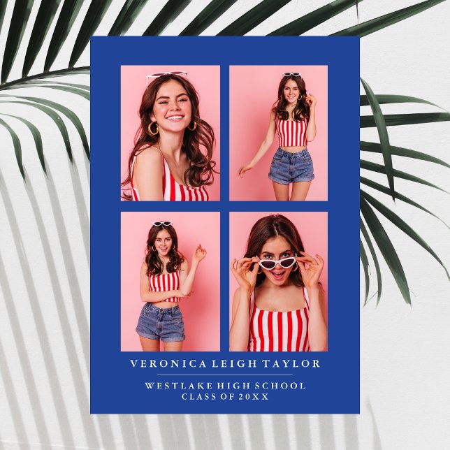 INVITACIÓN DE GRADUACIÓN DE COLLAGE DE FOTOS DE MO (Subido por el creador)