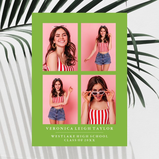 INVITACIÓN DE GRADUACIÓN DE COLLAGE DE FOTOS DE MO (Subido por el creador)