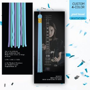 Invitación de Graduación de Diseño Moderno con Fot