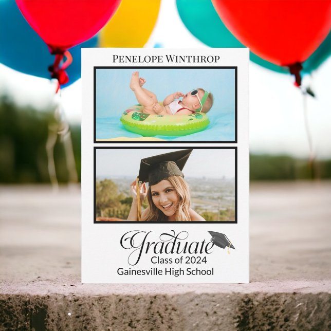 Invitación de graduación de dos fotografías en gui (Subido por el creador)